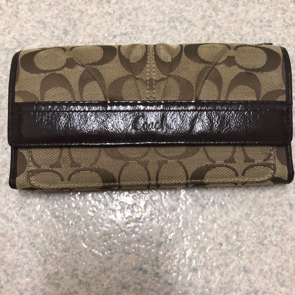Coach Canvas Wallet